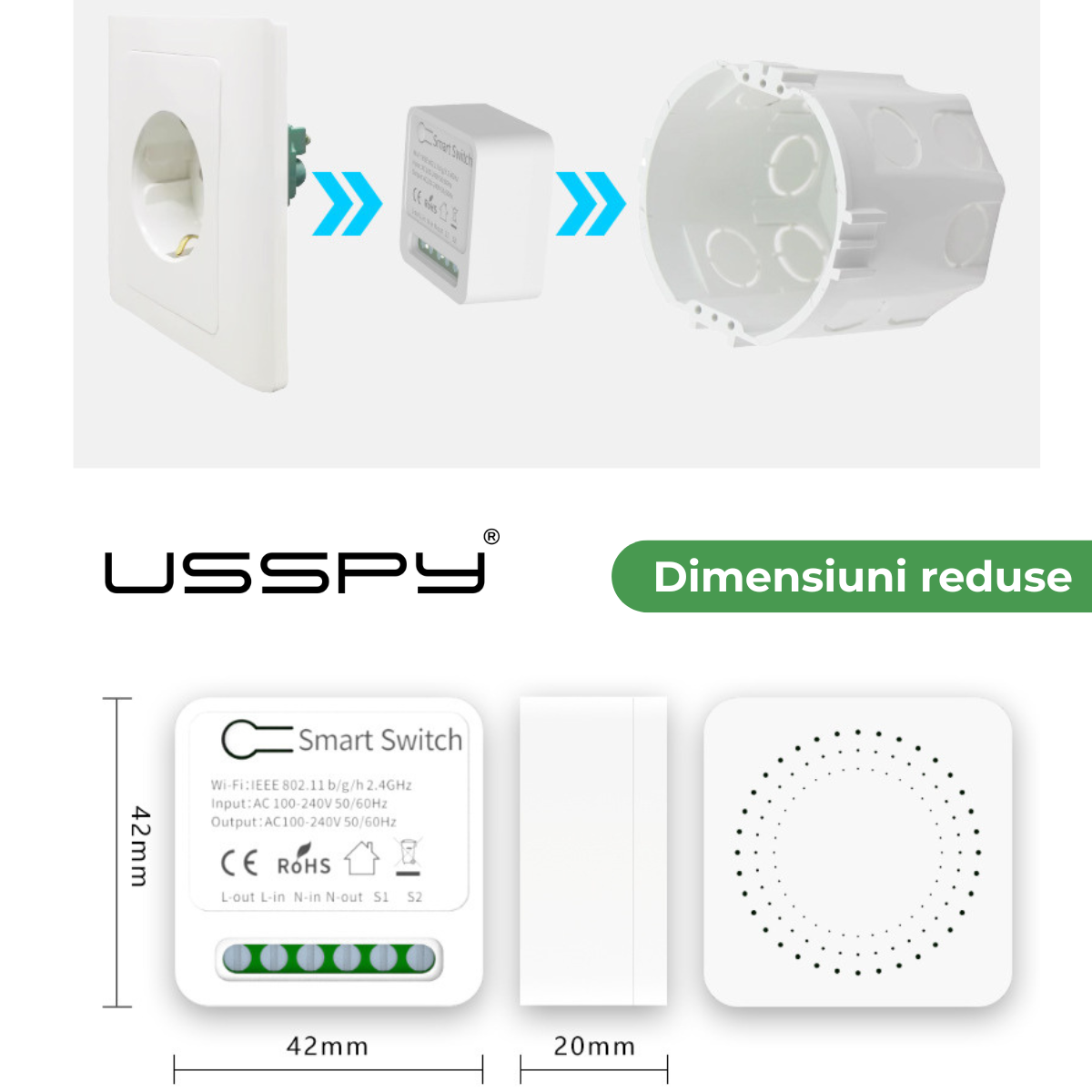 Releu inteligent, WiFi, aplicație dedicată