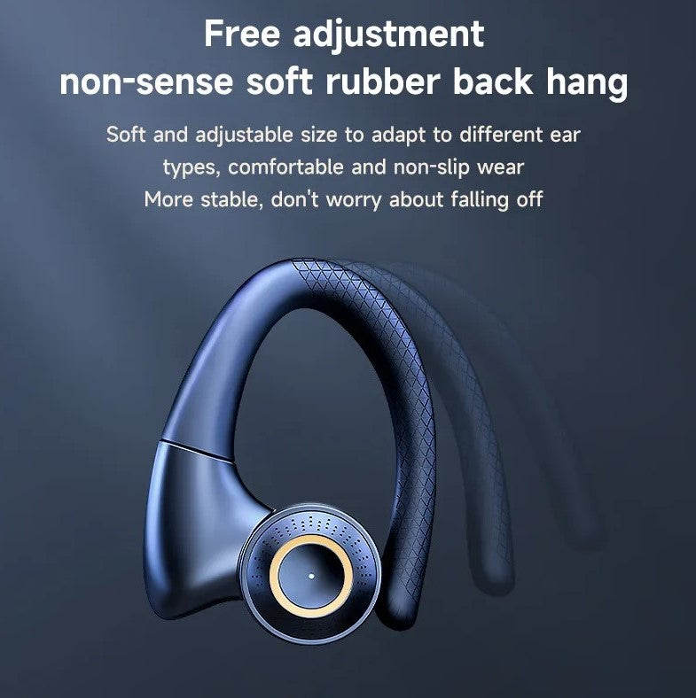 Casti Wireless fara fir T10, Sport, Bluetooth v5.0, cu Microfon, Control prin Atingere, Afisaj LED, Reducere Zgomot, Rezistente la Apa, Universale, Alb Portocaliu