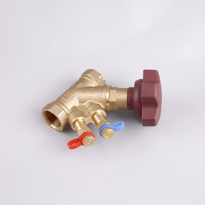 Robinet reglare debit coloane , cu prize de masurare, scaun inclinat, DN 20
