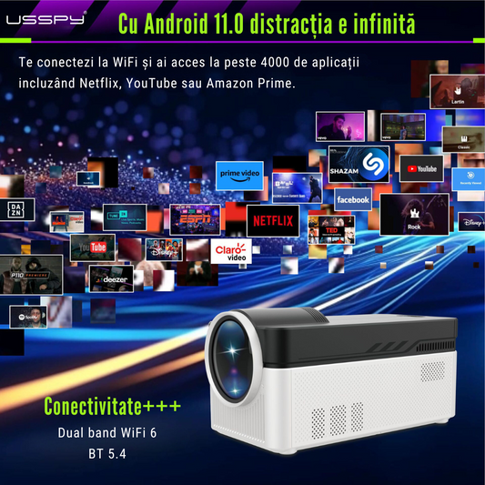 Videoproiector Smart Full HD 8K