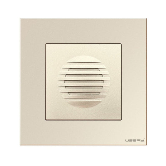 Sonerie ding-dong, rama din sticla securizata, USSPY®, auriu