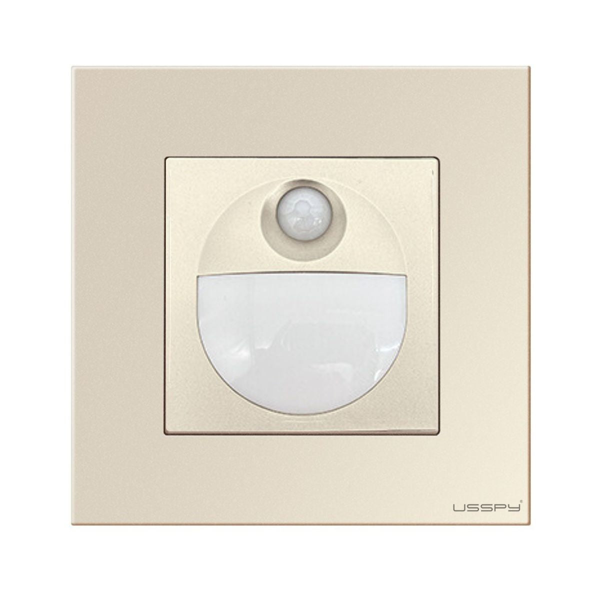 Lampa de veghe cu senzor de miscare, rama din sticla, USSPY®, LED, auriu