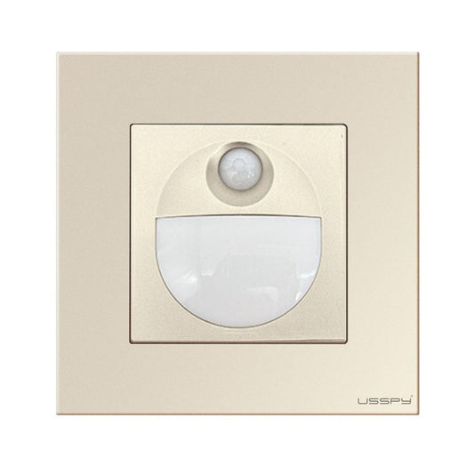 Lampa de veghe cu senzor de miscare, rama din sticla, USSPY®, LED, auriu