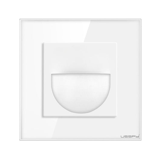 Lampa de veghe cu rama din sticla, USSPY®, LED, alb