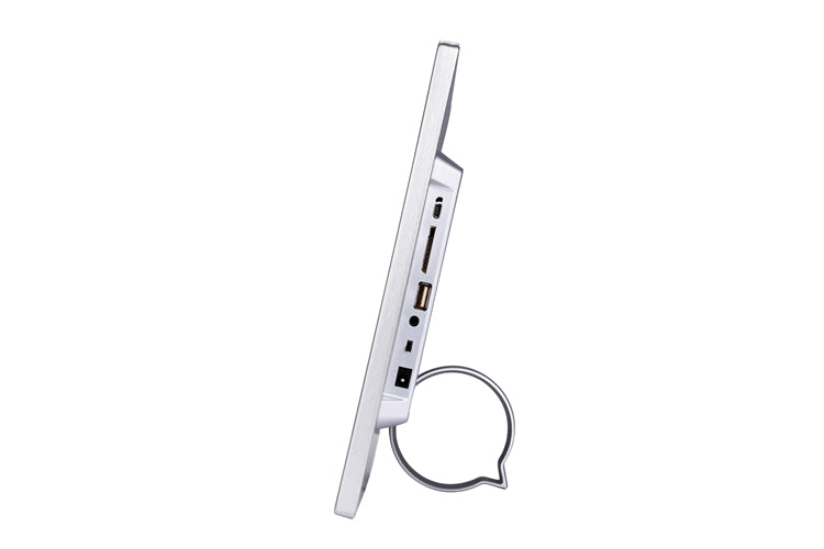 Rama foto digitala 15 inch din aluminiu, slim, LED