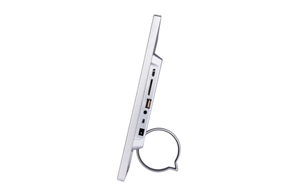 Rama foto digitala 15 inch din aluminiu, slim, LED