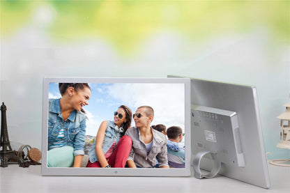 Rama foto digitala 17 inch din aluminiu, slim, LED