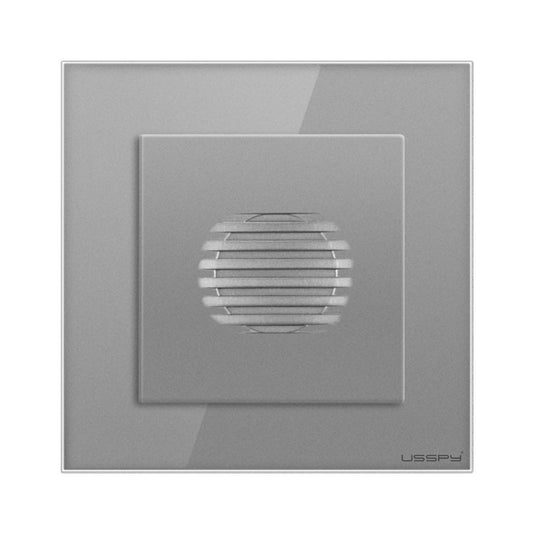 Sonerie ding-dong, rama din sticla securizata, USSPY®, gri