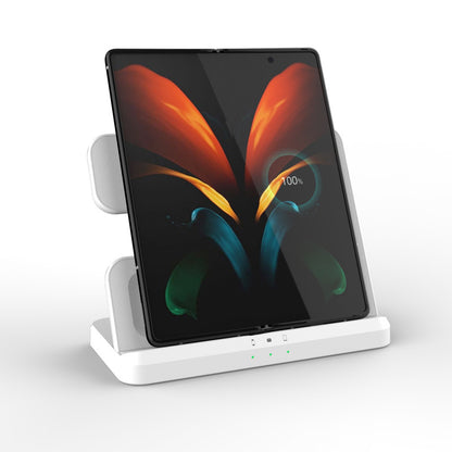 Statie Incarcare Wireless 3 In 1 USSPY, Incarcare Rapida, 15 W, alba