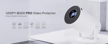 Videoproiector inteligent 2in1 cu consola gaming